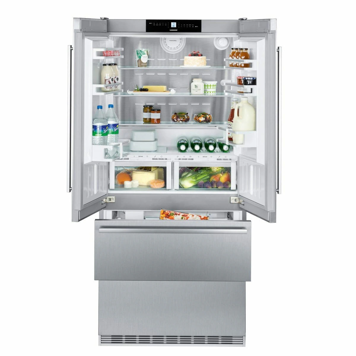 Tủ lạnh Liebherr CBNes 6256 với dung tích lớn, cùng công nghệ làm lạnh BioFresh giúp việc bảo quản, lưu trữ số lượng lớn thực phẩm trở nên vô cùng đơn giản.