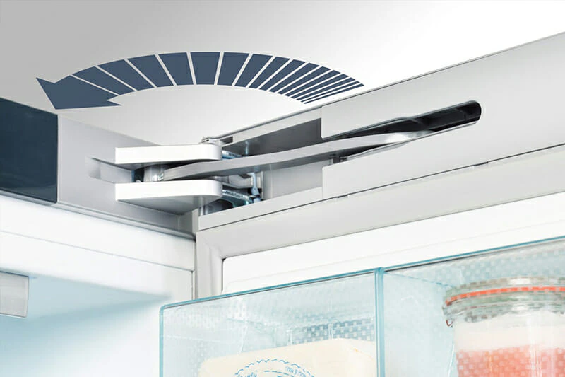 Tủ lạnh Liebherr SBSes 8486 với cơ chế SoftSystem, có van điều tiết đóng chất lượng cao