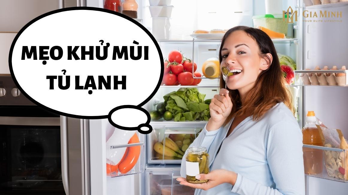 Mẹo giúp khử mùi tủ lạnh hiệu quả